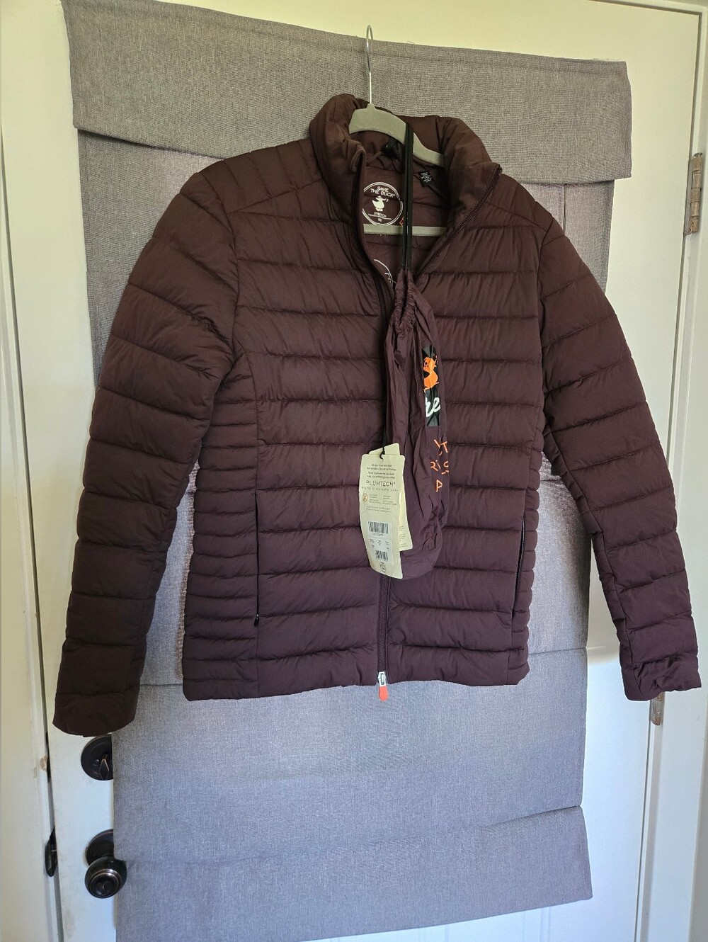 Save the duck puffer jacket Womens Size XS Burgandy Ultralight